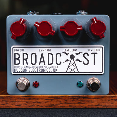 2023 Hudson Electronics Broadcast Dual Distortion/Overdrive Effect Pedal w/Box - Used