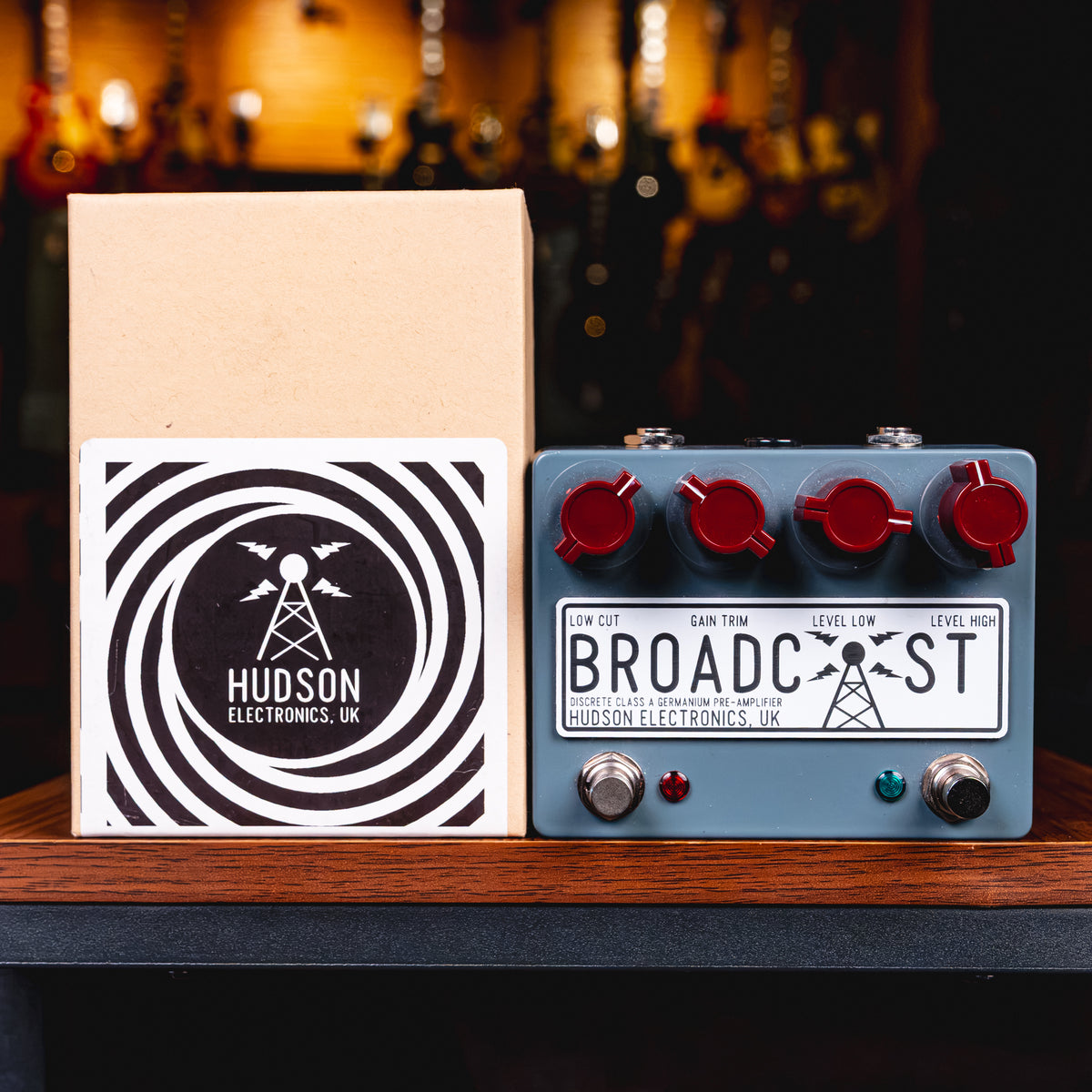 2023 Hudson Electronics Broadcast Dual Distortion/Overdrive Effect Pedal w/Box - Used