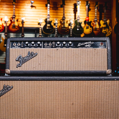 Modified 1966 Fender Bassman Amplifier Head & Cab, Black - Used