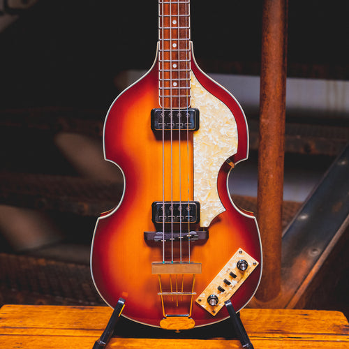 2007 Hofner HTC 500/1 Contemporary Series Bass Guitar, Brown Sunburst - Used