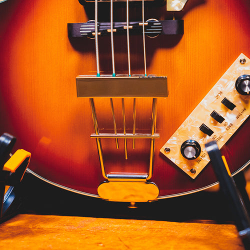 2007 Hofner HTC 500/1 Contemporary Series Bass Guitar, Brown Sunburst - Used