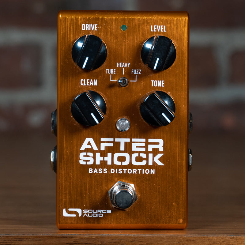 Source Audio Aftershock Bass Guitar Distortion Pedal w/ Box