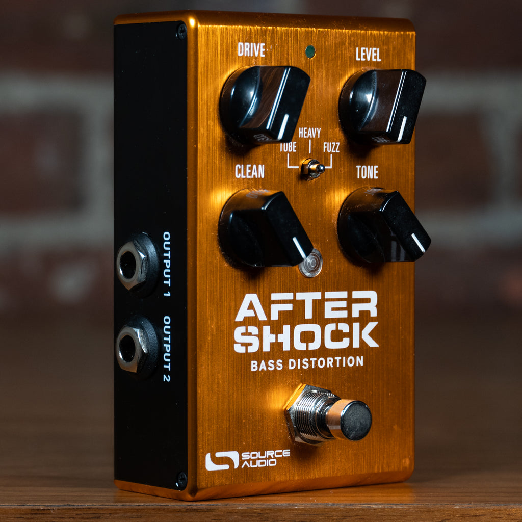 Source Audio Aftershock Bass Guitar Distortion Pedal w/ Box