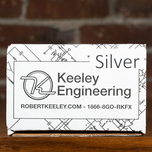 Keeley Germanium Super Phat Mod Overdrive Guitar Effect Pedal, Silver w/ Box - Used