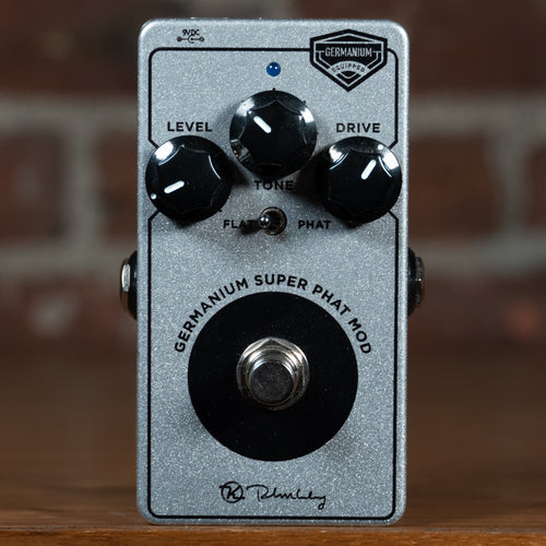 Keeley Germanium Super Phat Mod Overdrive Guitar Effect Pedal, Silver