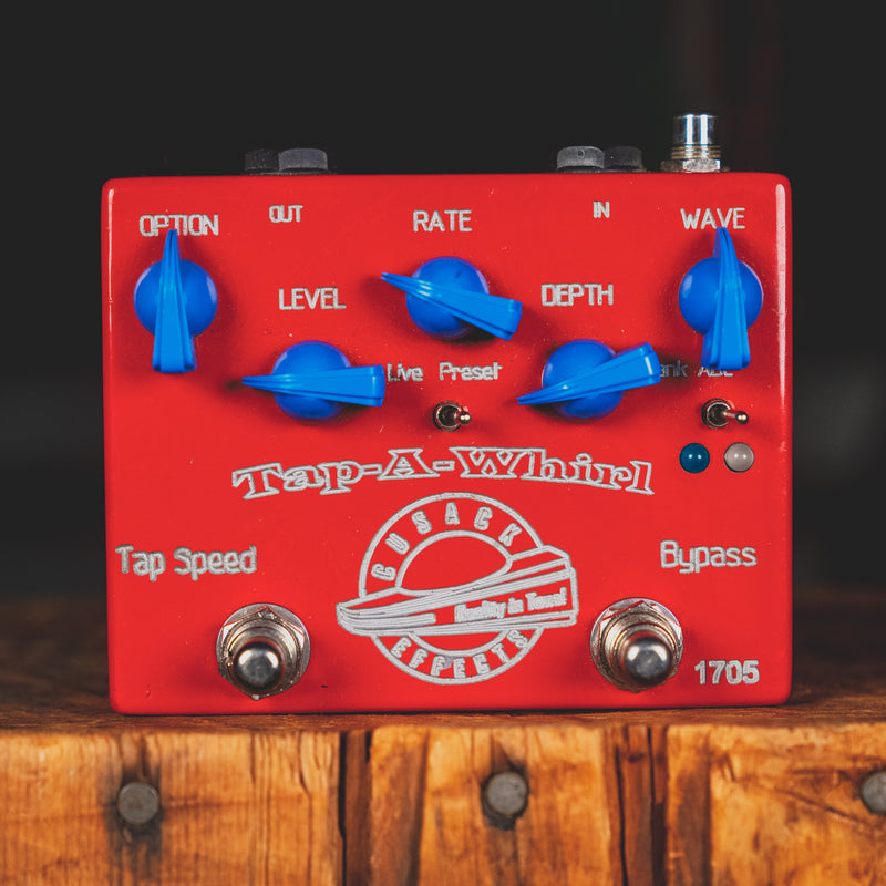 cusack pedals 2015 Cusack Music Tap-A-Whirl Tremolo Effect Pedal