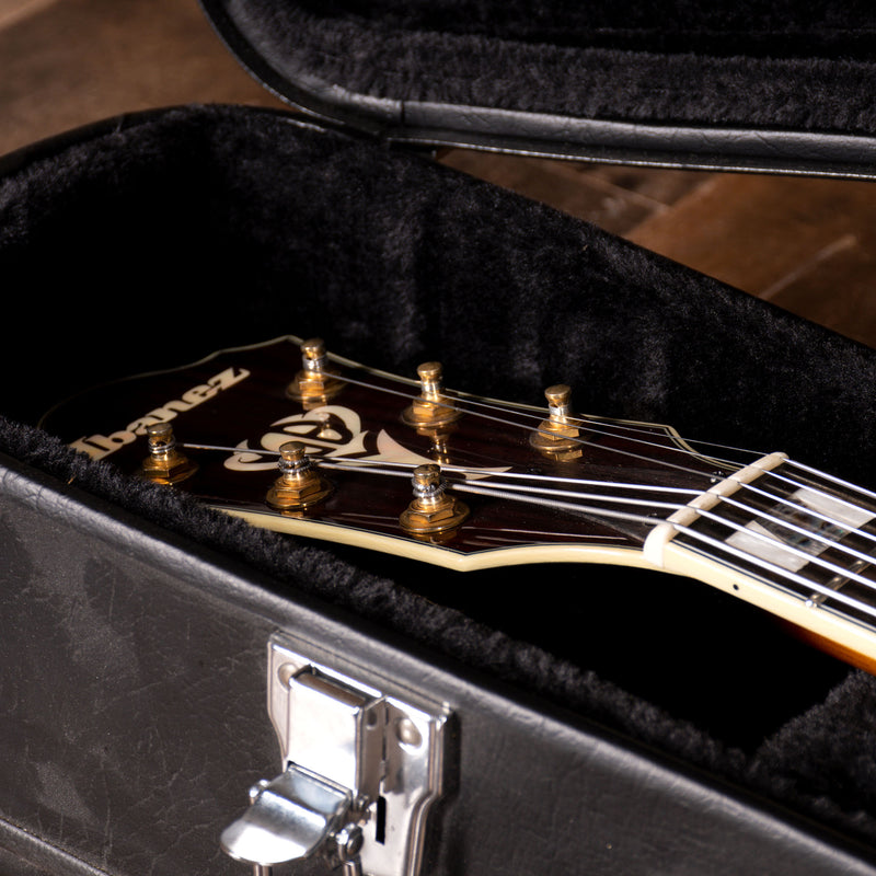 2015 Ibanez LGB30VYS George Benson Signature Electric Guitar, Yellow Burst With HC - Used