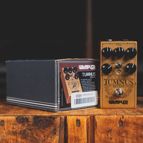 Wampler Tumnus Deluxe Overdrive Effect Pedal w Box Used