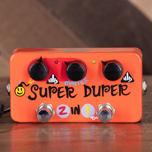 super hard on pedal Zvex Super Duper Distortion Effect Pedal