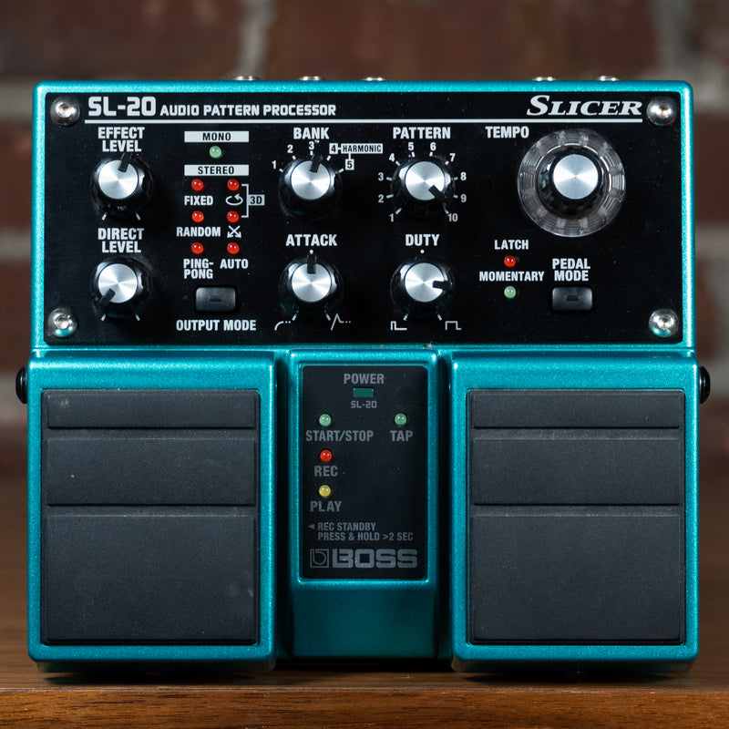 slicer guitar pedal Boss SL-20 Slicer Audio Pattern Processor Effect Pedal