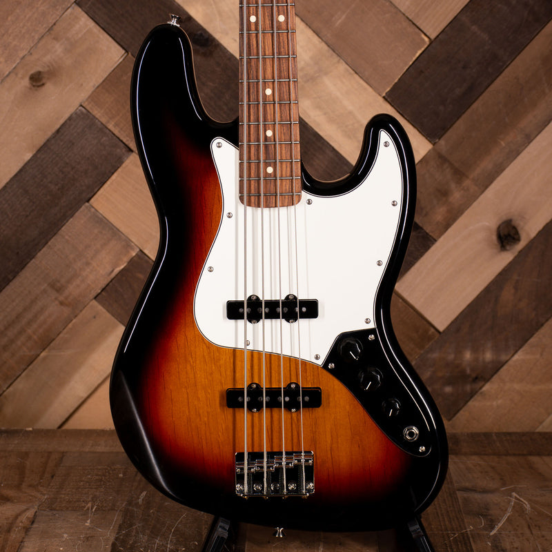 2022 Fender Player Jazz Bass Guitar 3 Color Sunburst Used