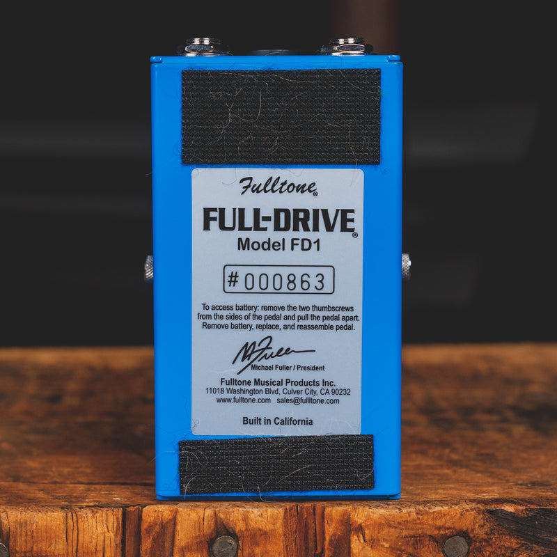 Fulltone Full Drive FD1 Effect Pedal w/ Box - Used