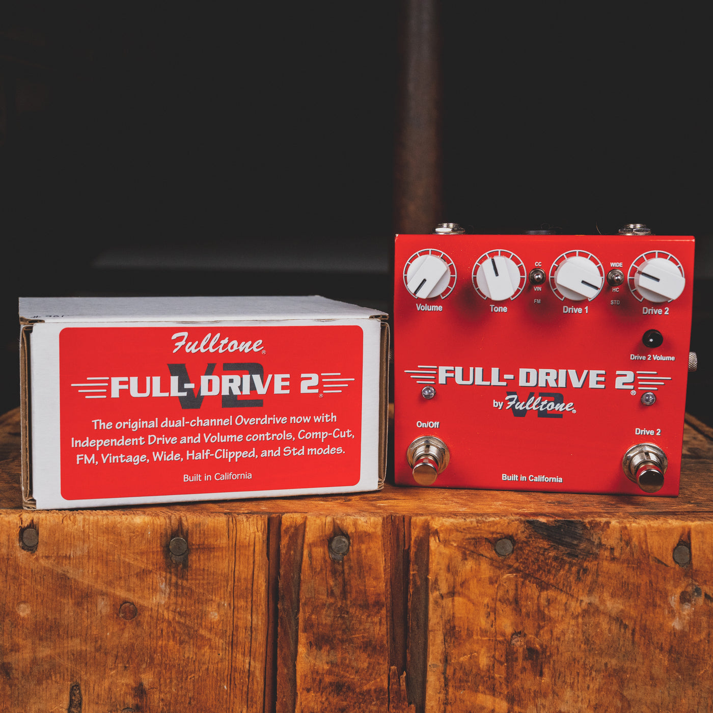 Full Drive Fulltone Full Drive 2 Effect Pedal w/ Box - Used