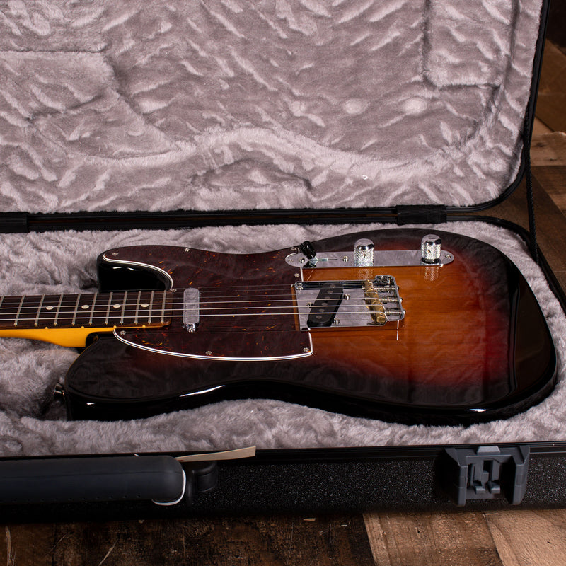 2022 Fender American Professional II Telecaster Electric Guitar, 3 Color Sunburst with OHSC - Used