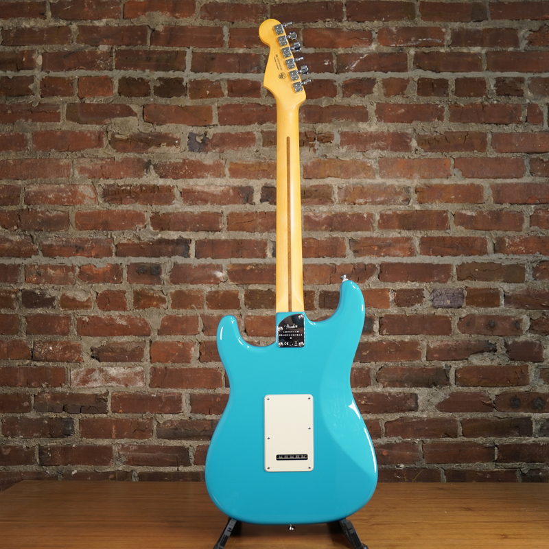2021 Fender American Professional II Stratocaster Miami Blue Electric Guitar w/OHSC- Used
