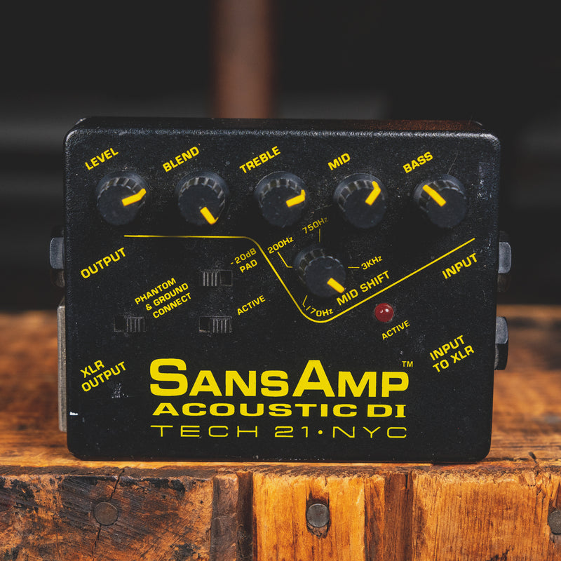 sansamp pedal Tech21 Sans Amp Acoustic D.I. Effect Pedal