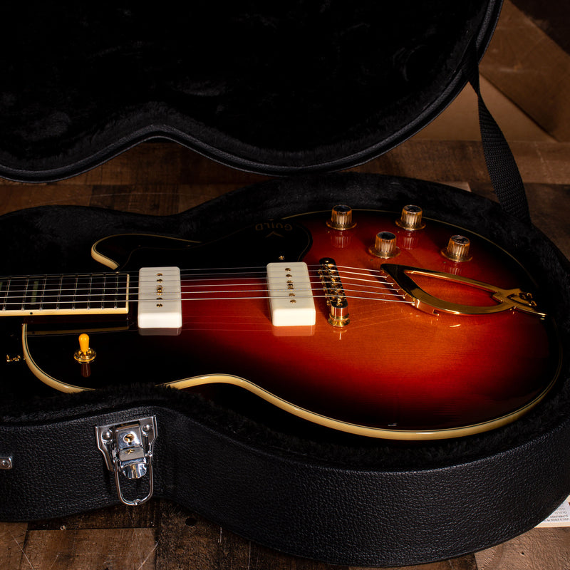 2020 Guild M-75 Aristocrat Electric Guitar, Antique Sunburst with HSC - Used
