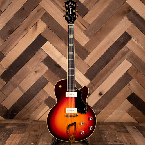 2020 Guild M-75 Aristocrat Electric Guitar, Antique Sunburst with HSC - Used