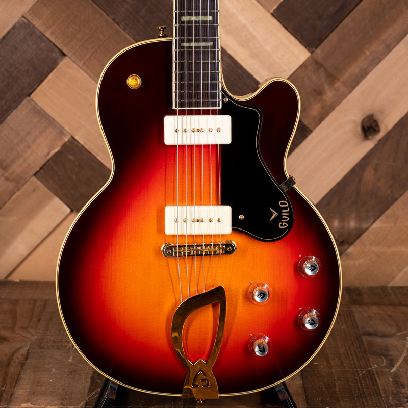 2020 Guild M-75 Aristocrat Electric Guitar, Antique Sunburst with HSC - Used