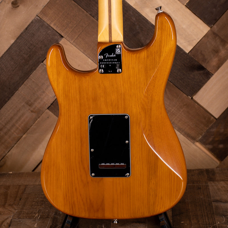 2022 Fender American Professional II Stratocaster Electric Guitar, Roasted Pine With OHC - Used