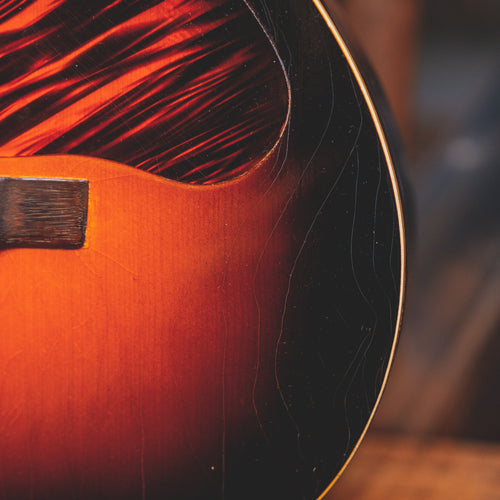 1938 Kalamazoo KG-11 Acoustic Guitar, Burst w/ Case - Used