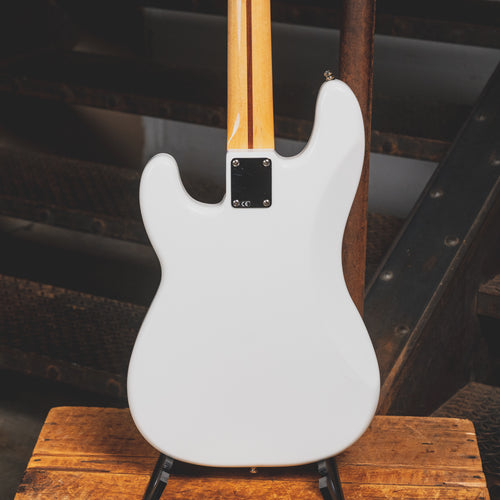2015 Fender Steve Harris Signature Precision Bass Guitar, Olympic White - Used