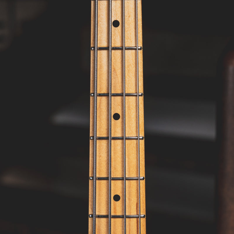 2015 Fender Steve Harris Signature Precision Bass Guitar, Olympic White - Used