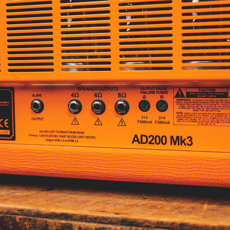 2009 Orange Amps AD200B MK3 Bass Tube Amplifier Head - Used