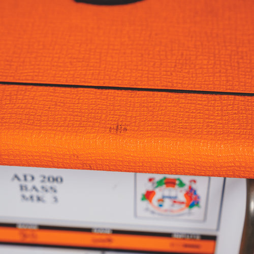 2009 Orange Amps AD200B MK3 Bass Tube Amplifier Head - Used