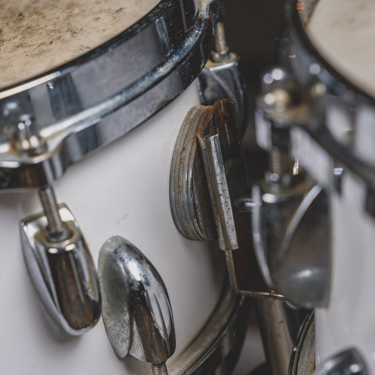 1970s Gretsch 8" & 10" Tom w/ Ludwig Stand Drum Kit - Vintage