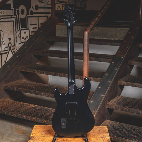 2021 Music Man Cutlass HSS Stealth Black Electric Guitar w/ OHSC - Used