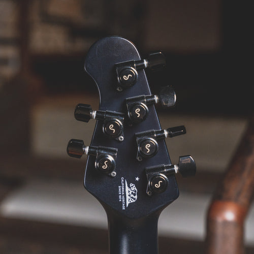 2021 Music Man Cutlass HSS Stealth Black Electric Guitar w/ OHSC - Used