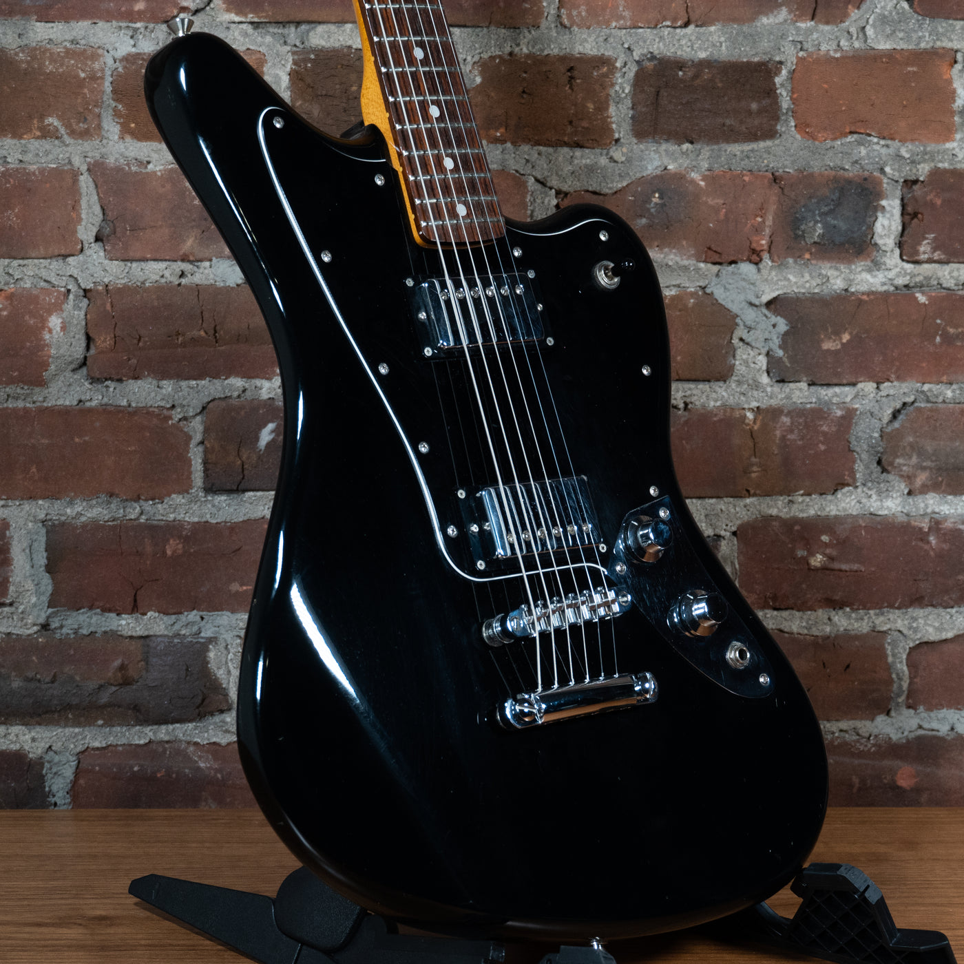2005 Fender CIJ Baritone Electric Guitar Special, Black w/ Gig Bag - U