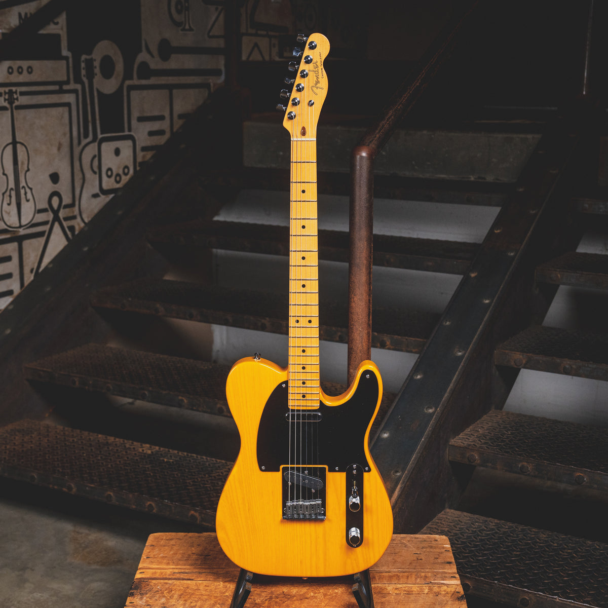 2003 Fender American Vintage Custom Telecaster Butterscotch Electric Guitar w/ OHSC - Used