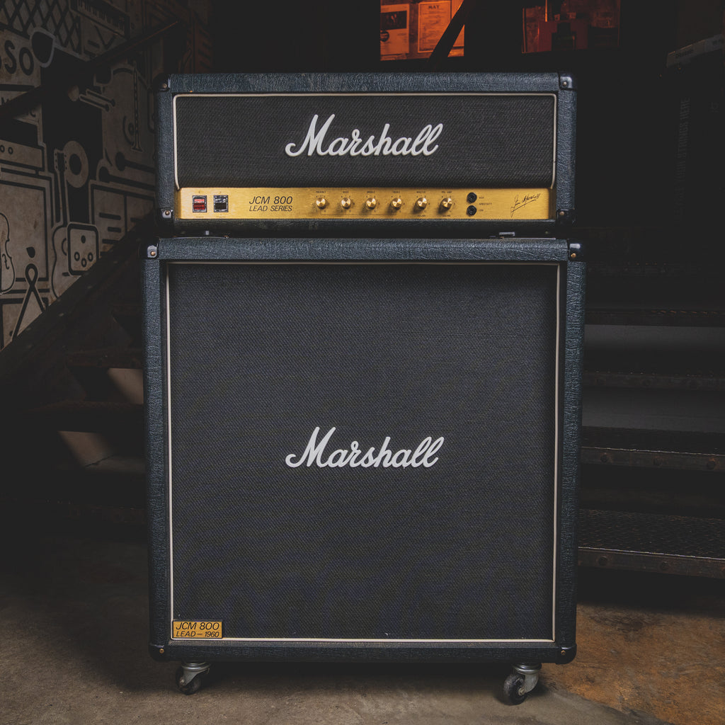 1982 Marshall JCM800 2203 Guitar Amplifier w/ 4X12 1960