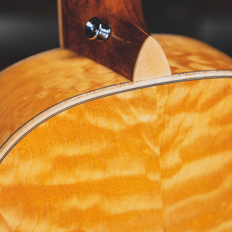2021 Martin Custom Shop Size 2 Bearclaw Spruce/Quilted Maple Acoustic Guitar, Natural w/ OHSC  - Used