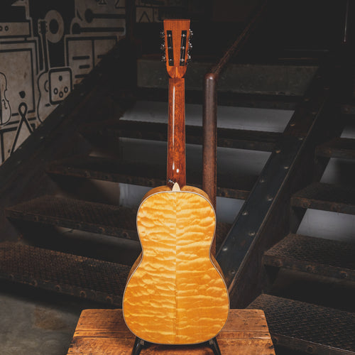 2021 Martin Custom Shop Size 2 Bearclaw Spruce/Quilted Maple Acoustic Guitar, Natural w/ OHSC  - Used