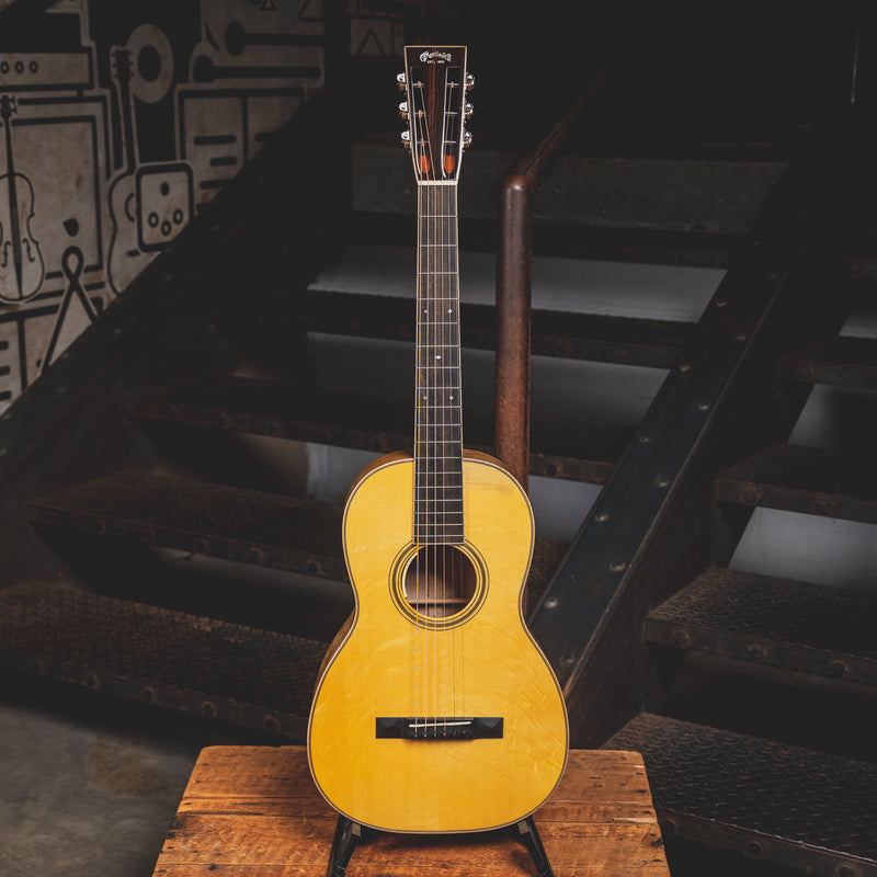 2021 Martin Custom Shop Size 2 Bearclaw Spruce/Quilted Maple Acoustic Guitar, Natural w/ OHSC  - Used
