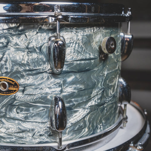 1960s Slingerland Black Diamond Pearl Drum Kit - Vintage