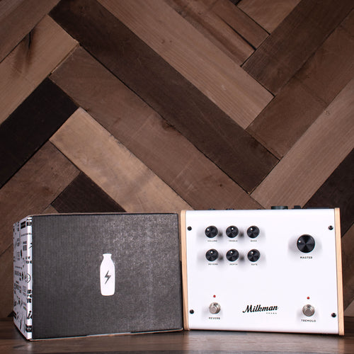 Milkman Sound The Amp 50 Guitar Amplifier Pedal, White with Original Box, 50 Watts