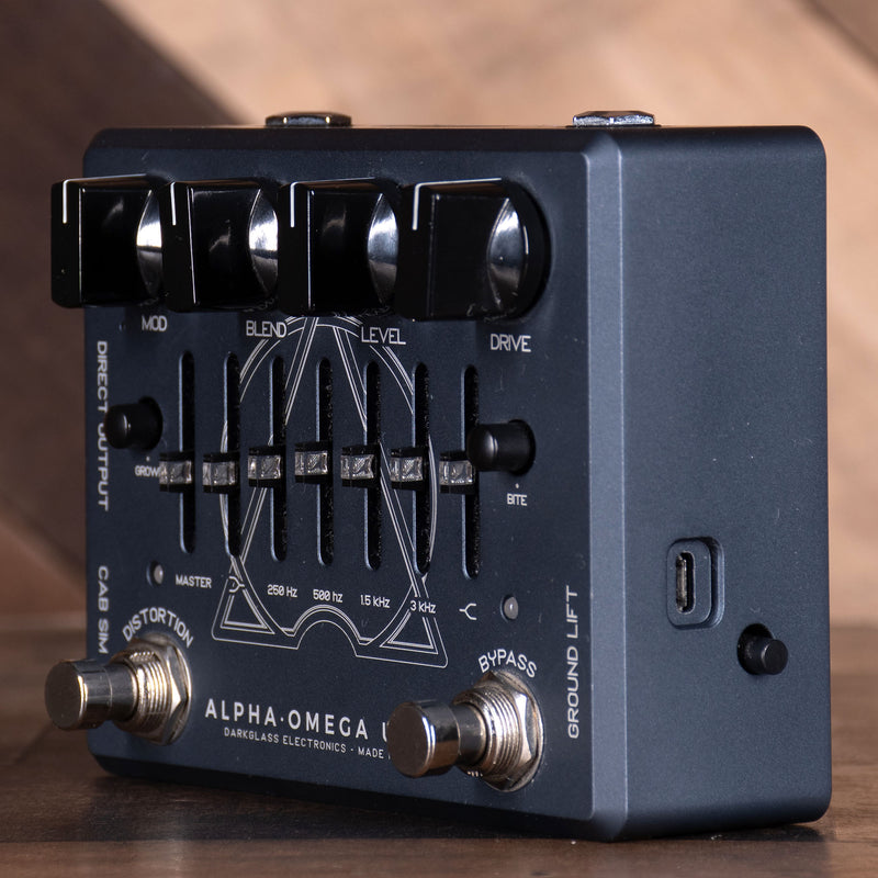 Darkglass Alpha Omega Ultra Bass Preamp Effect Pedal With Original Box - Used