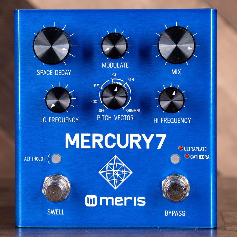 Meris Mercury7 Algorithmic DSP Reverb Effect Pedal w/ Original Box - U