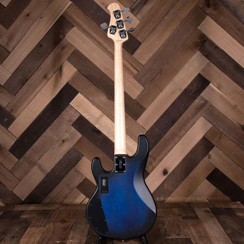 Music Man Sub Series Bass Guitar HH. Pacific Blue Burst With Bag - Used