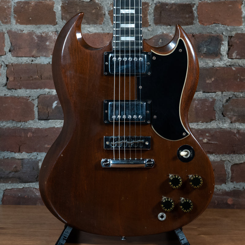 1973 Gibson SG Standard Electric Guitar, Walnut w/ Hardshell Case - Used