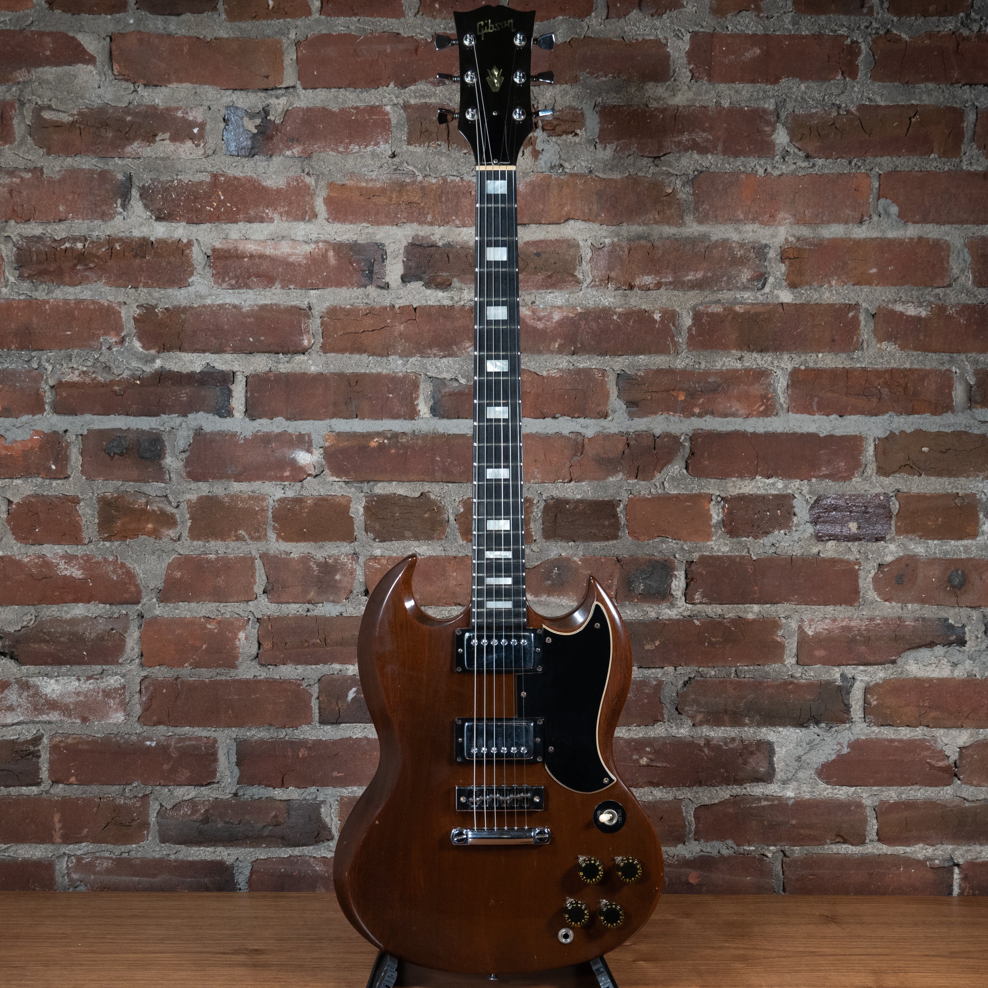 1973 Gibson SG Standard Electric Guitar, Walnut w/ Hardshell Case
