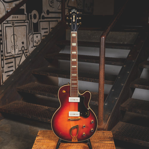 2014 Guild Aristocrat M75 Hollowbody Electric Guitar, Sunburst w/ OHSC