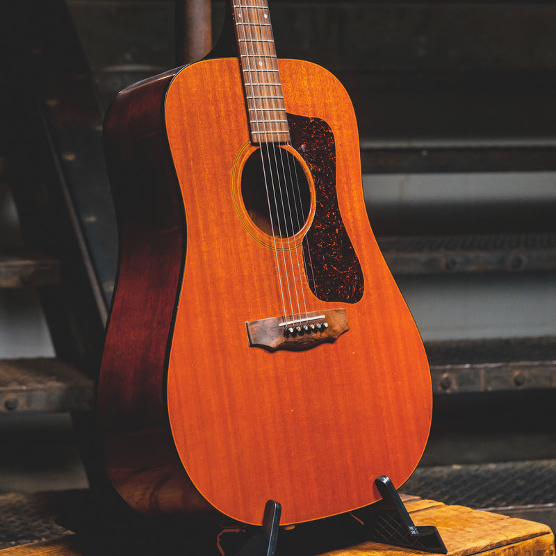 1972 Guild D25-M Acoustic Guitar, Natural w/Hard Case - Used