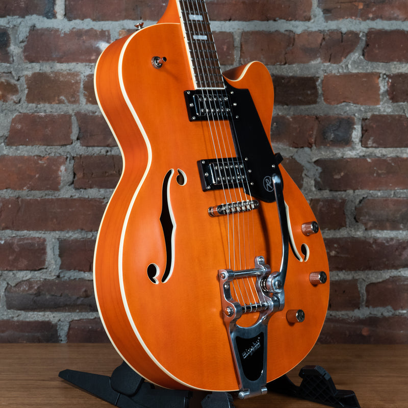 2016 Reverend PA-1 Pete Anderson RT Electric Guitar Satin Rock Orange w/OHSC - Used