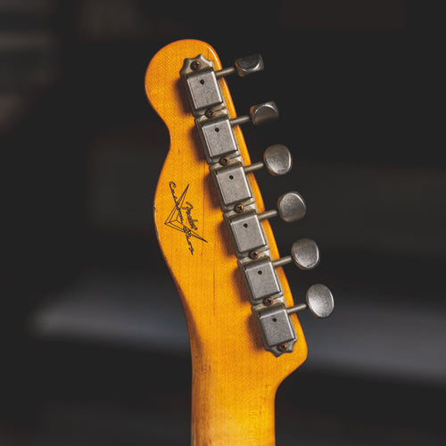 2016 Fender Custom Shop 1960 Esquire Electric Guitar, Relic Daphne Blue w/ OHSC – Used