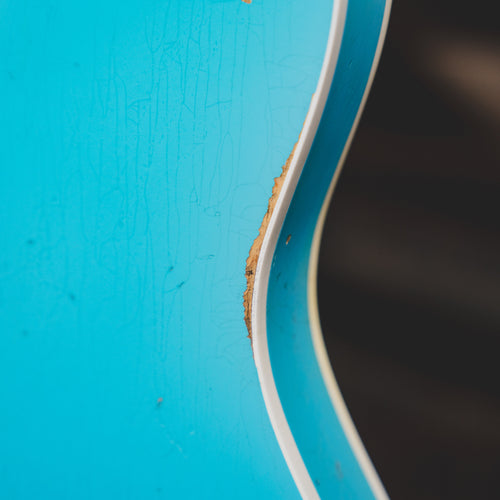 2016 Fender Custom Shop 1960 Esquire Electric Guitar, Relic Daphne Blue w/ OHSC – Used